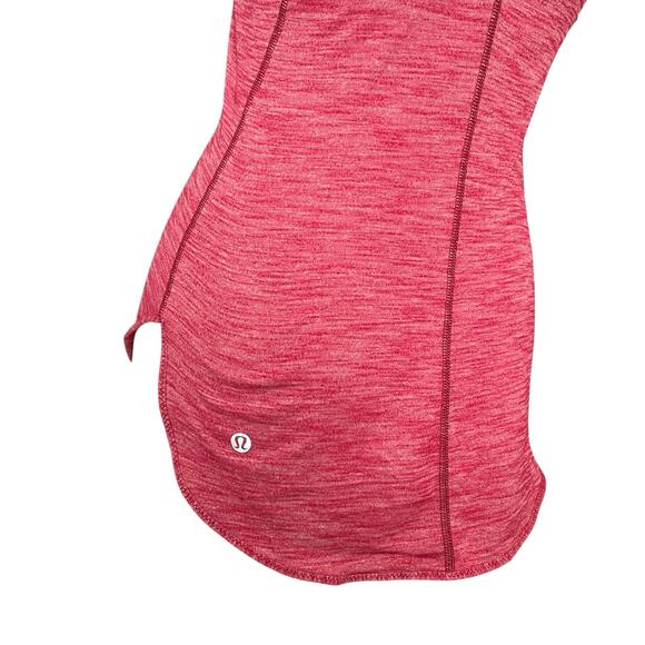 Set of 2 Lululemon Tank Top No Size Small VNeck Racerback Red Neon Green - Picture 6 of 16